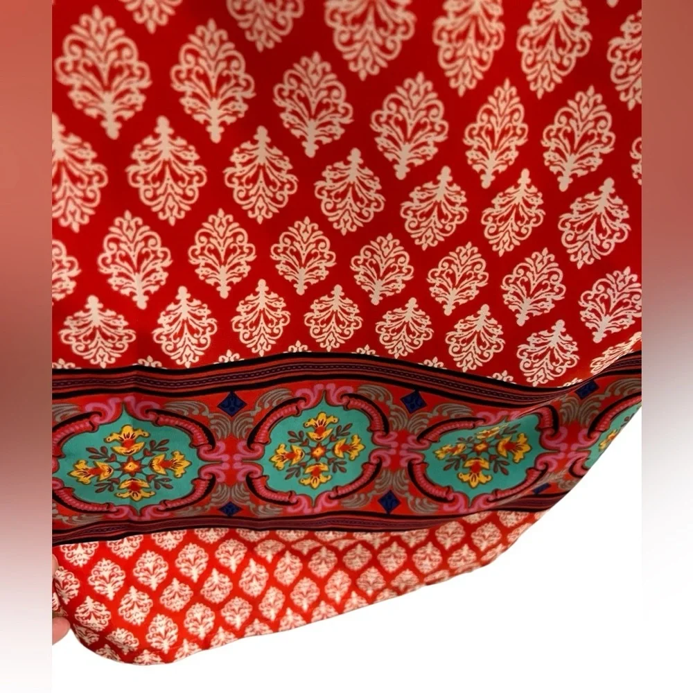 Love tree happens bohemian pants red with design size medium